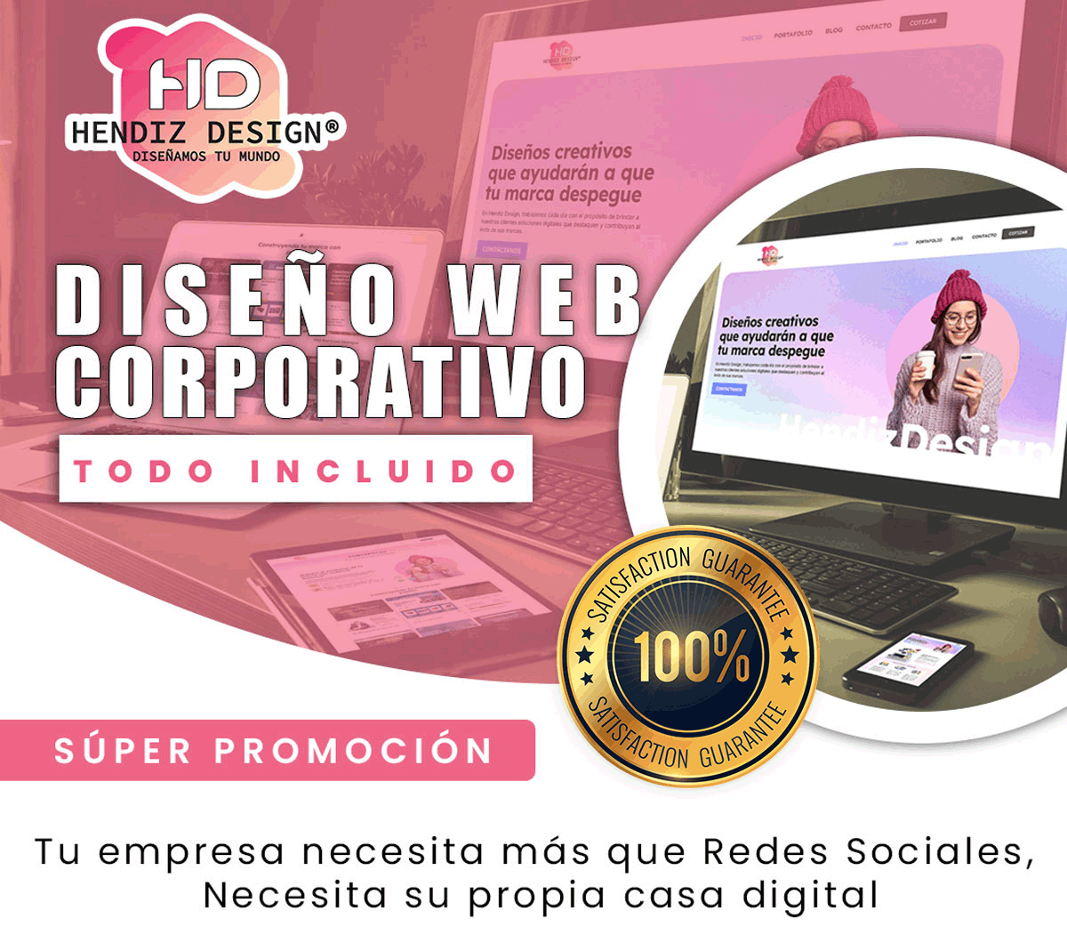 Domina la Creación de tu Página Web en Solo 1 Día: El Nuevo Curso Profesional de HendizDesign