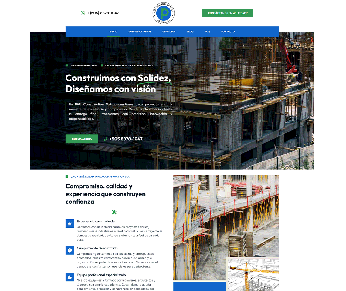 PAU CONSTRUCTION S.A.